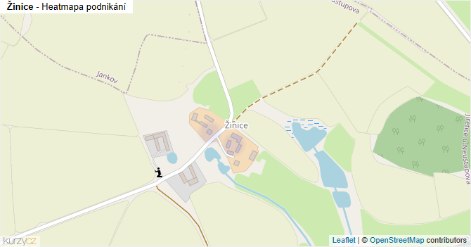 Žinice - mapa podnikání