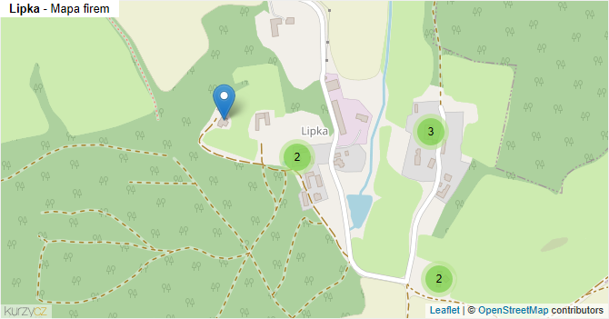 Lipka - mapa firem