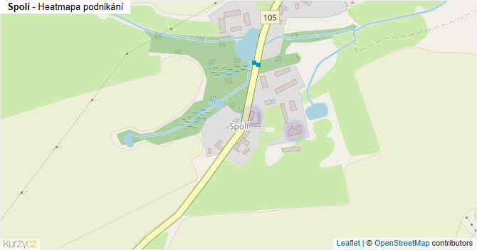 Spolí - mapa podnikání