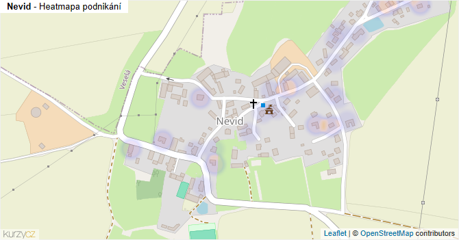 Nevid - mapa podnikání