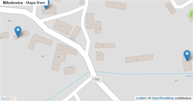 Nihošovice - mapa firem