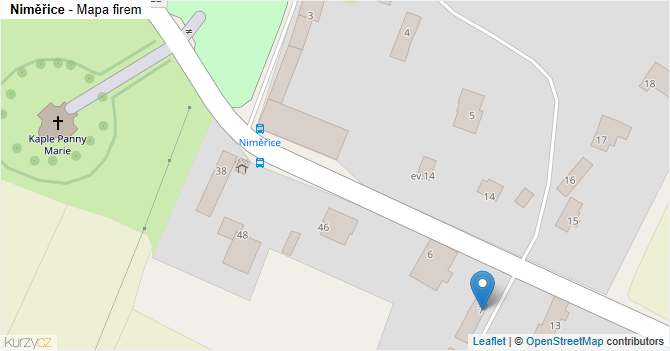 Niměřice - mapa firem