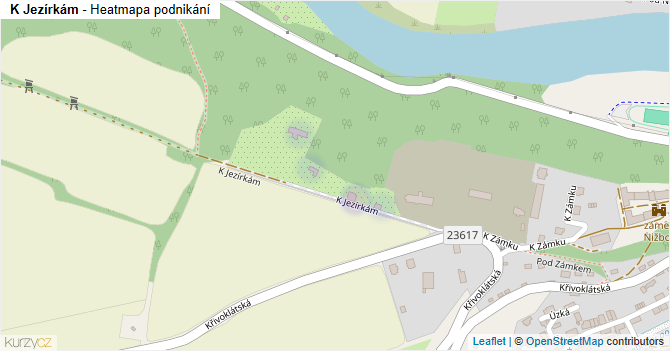 K Jezírkám - mapa podnikání