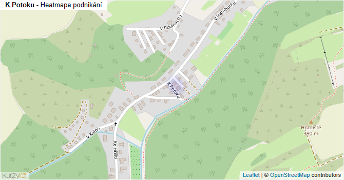 K Potoku - mapa podnikání