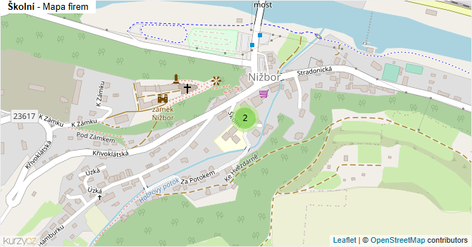 Školní - mapa firem