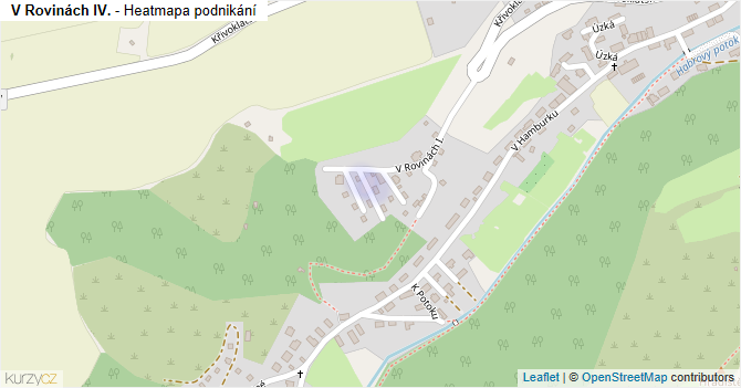 V Rovinách IV. - mapa podnikání