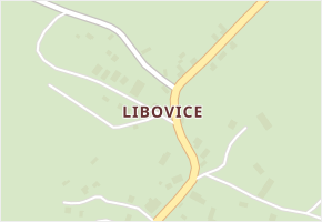 Libovice v obci Nosálov - mapa části obce