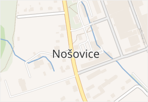 Nošovice v obci Nošovice - mapa části obce