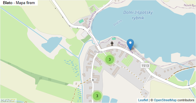 Blato - mapa firem