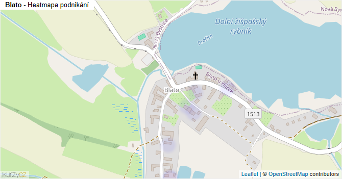 Blato - mapa podnikání