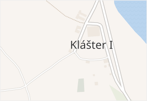Klášter v obci Nová Bystřice - mapa části obce
