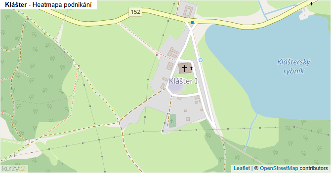 Klášter - mapa podnikání