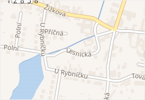 Lesnická v obci Nová Bystřice - mapa ulice