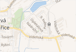 Opletalova v obci Nová Bystřice - mapa ulice