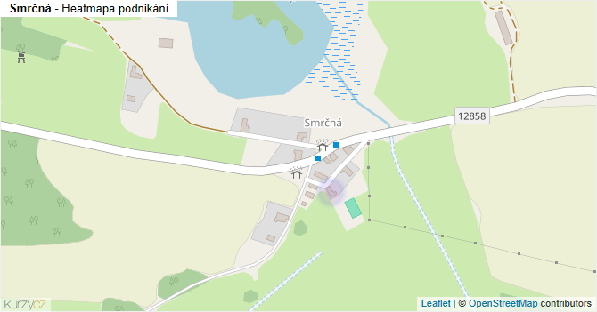 Smrčná - mapa podnikání