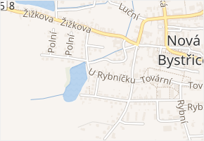U Rybníčku v obci Nová Bystřice - mapa ulice