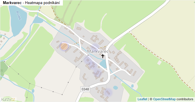 Markvarec - mapa podnikání