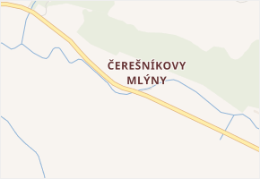 Čerešníkovy Mlýny v obci Nová Lhota - mapa ulice