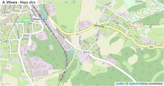 A. Vitvara - mapa ulice