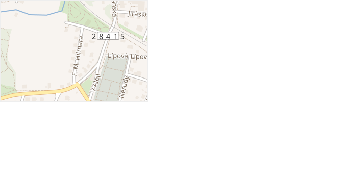 F. M. Hilmara v obci Nová Paka - mapa ulice