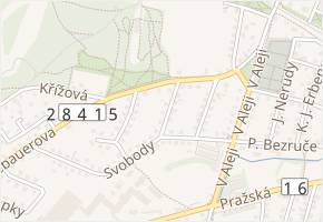 Heydukova v obci Nová Paka - mapa ulice