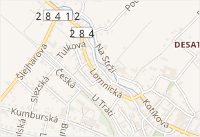 Staropacká v obci Nová Paka - mapa ulice