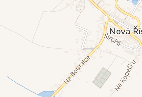 Na Tržišti v obci Nová Říše - mapa ulice
