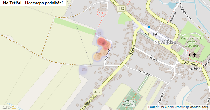 Na Tržišti - mapa podnikání