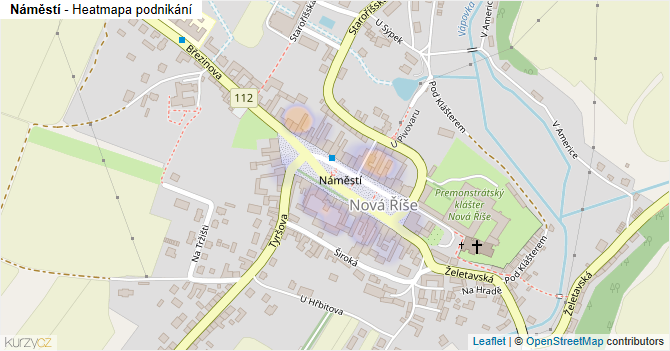Náměstí - mapa podnikání