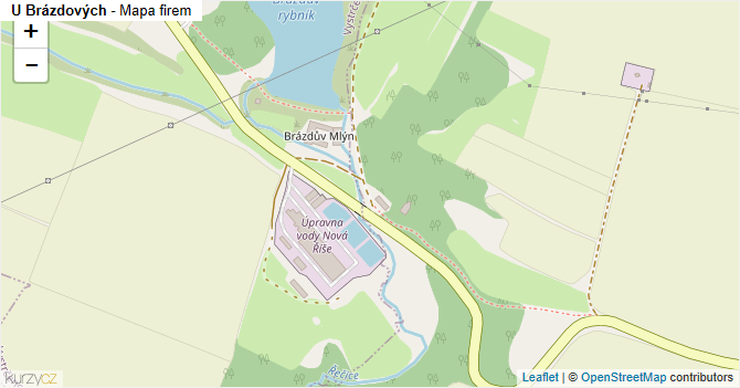 U Brázdových - mapa firem