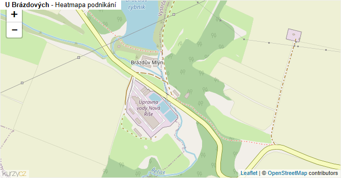 U Brázdových - mapa podnikání
