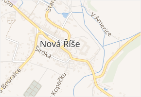 U Kláštera v obci Nová Říše - mapa ulice