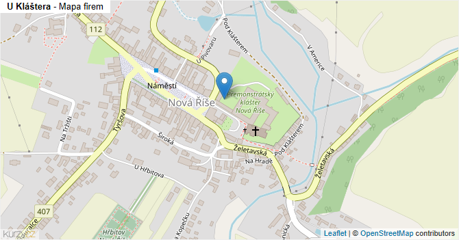 U Kláštera - mapa firem