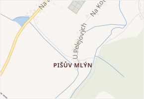 U Pelejových v obci Nová Říše - mapa ulice