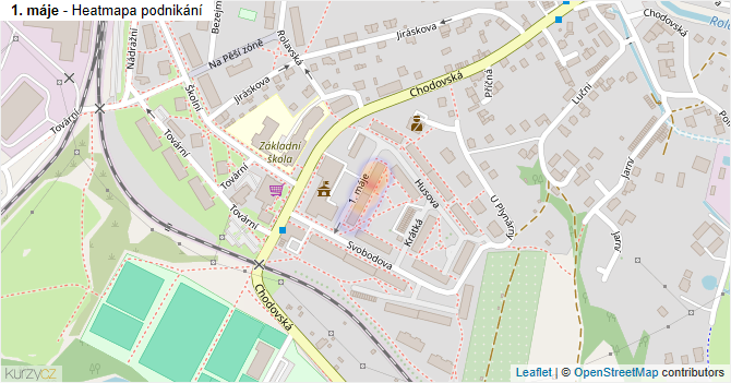 1. máje - mapa podnikání