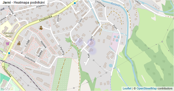 Jarní - mapa podnikání