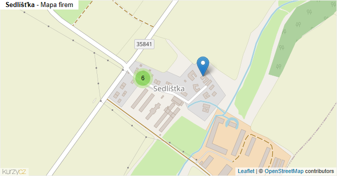 Sedlíšťka - mapa firem
