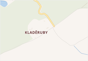 Kladěruby v obci Nová Telib - mapa části obce