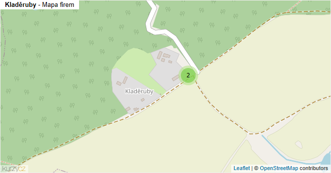 Kladěruby - mapa firem