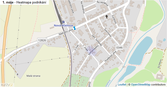 1. máje - mapa podnikání