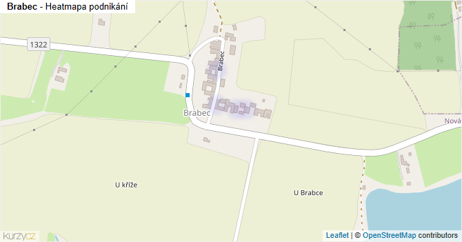 Brabec - mapa podnikání