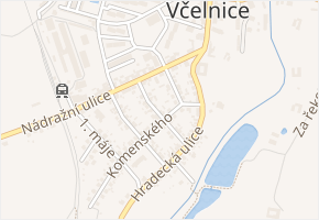 Švermova v obci Nová Včelnice - mapa ulice