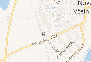 U nádraží v obci Nová Včelnice - mapa ulice