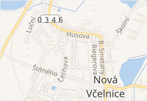 Vrchlického v obci Nová Včelnice - mapa ulice