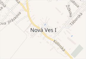 Dlouhá v obci Nová Ves I - mapa ulice
