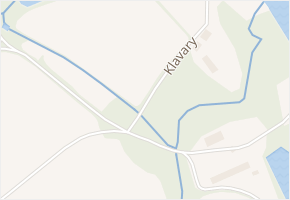 Klavary v obci Nová Ves I - mapa ulice