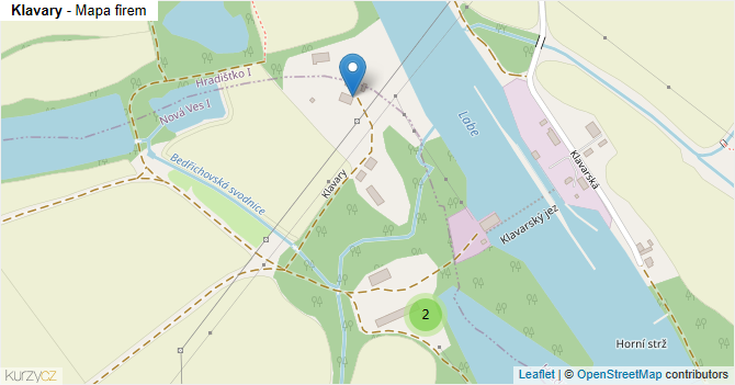 Klavary - mapa firem