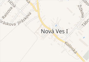 Maternův dvůr v obci Nová Ves I - mapa ulice