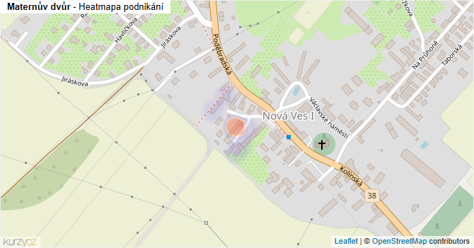 Maternův dvůr - mapa podnikání
