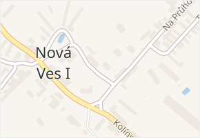 Václavské náměstí v obci Nová Ves I - mapa ulice